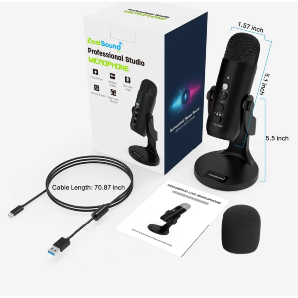 Microfone Profissional ZealSound Top - Image 4