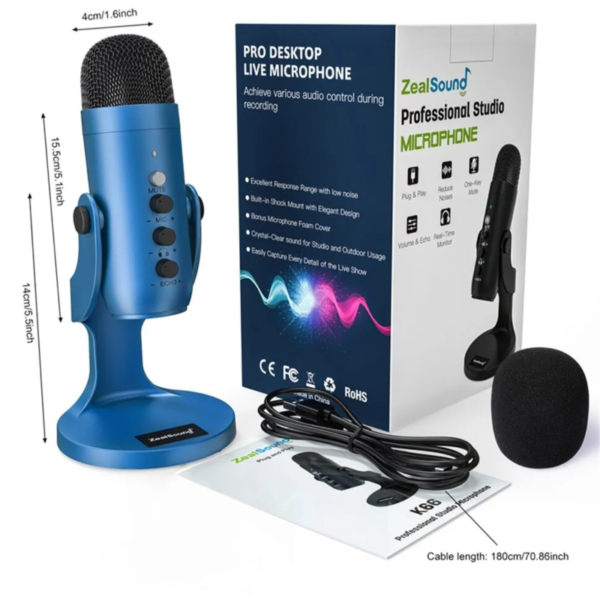 Microfone Profissional ZealSound Top - Image 7