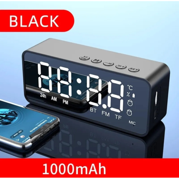 Radio Relógio Recarregável K50