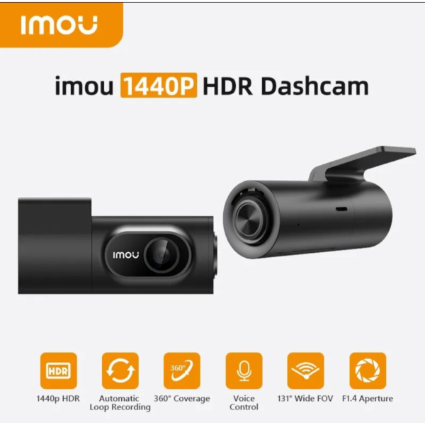 Câmera Veicular Frontal IMOU-Car Wifi Full Hd
