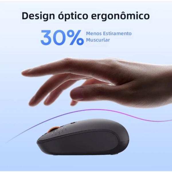 MOUSE BASEUS SEM FIO BLUETOOTH E WIFI 2.4 - Image 3