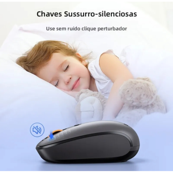 MOUSE BASEUS SEM FIO BLUETOOTH E WIFI 2.4 - Image 6